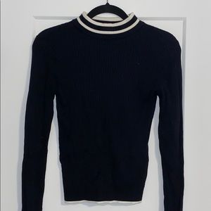 Black Aeropostale mock neck sweater